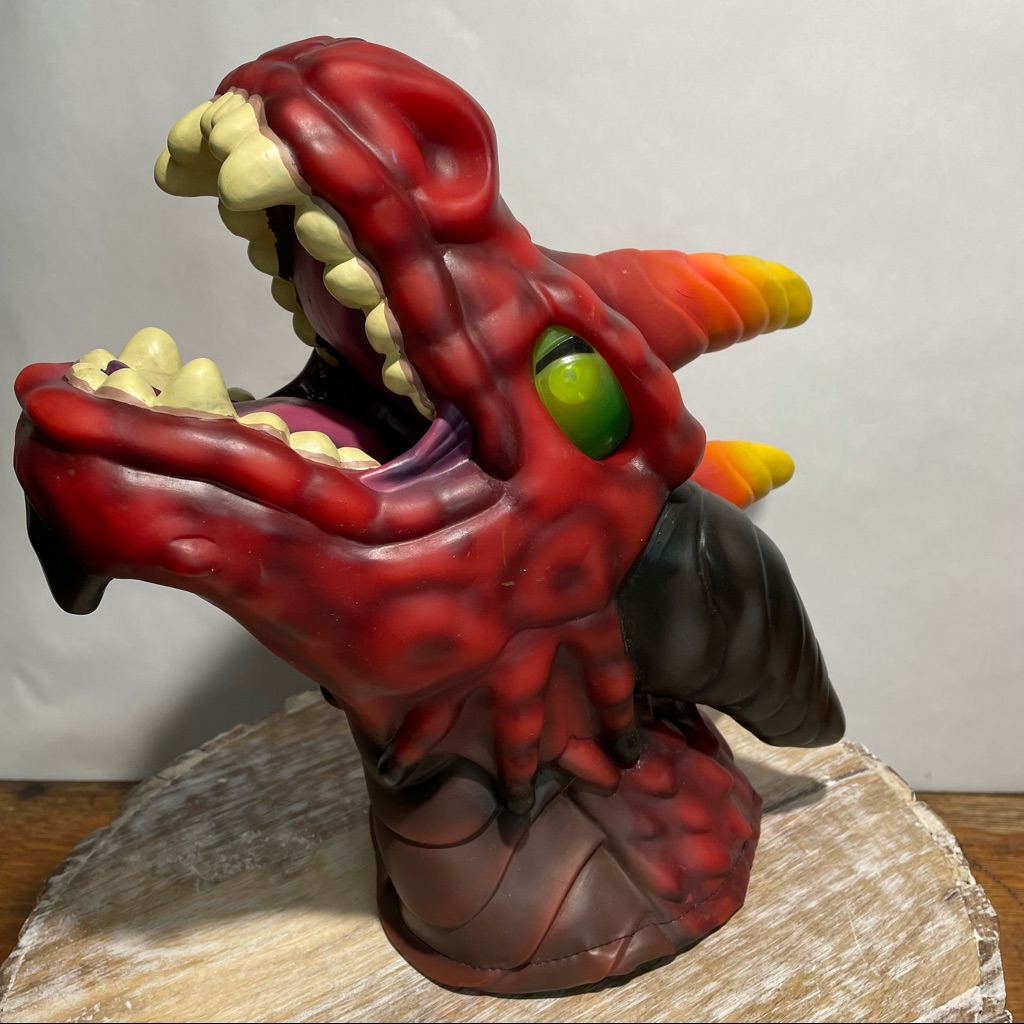 Vintage Mega Bloks Dragon Sounds Hand Puppet